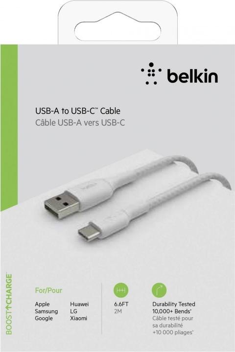 Productafbeelding Belkin USB A - USB C (2 m, USB 2.0)