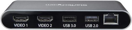 Actual product image StarTech TB3DKM2HD (USB-C, 1 Ports)