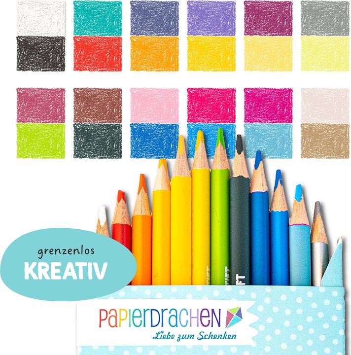 Image du produit Papierdrachen 12 Bicolor Buntstifte (12 x)