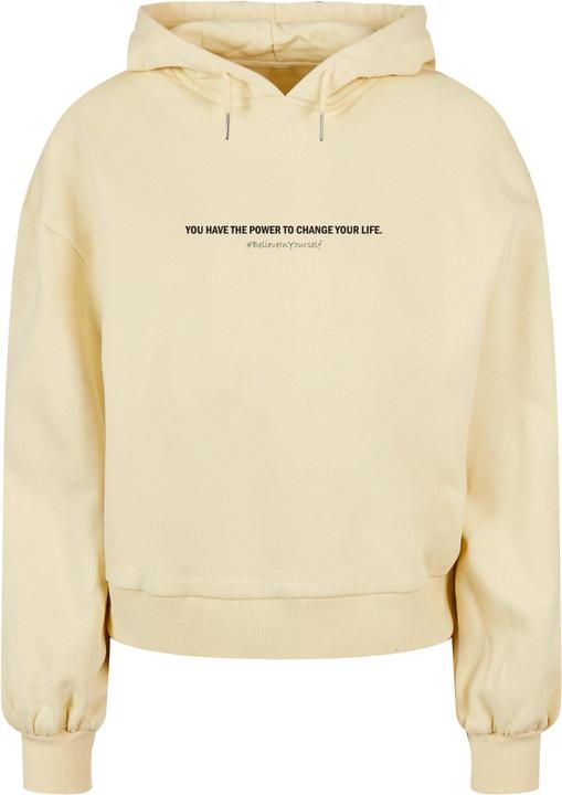 Produktbild Merchcode Ladies WD - Believe In Yourself Organic Oversized Hoody - 113577 (XL)