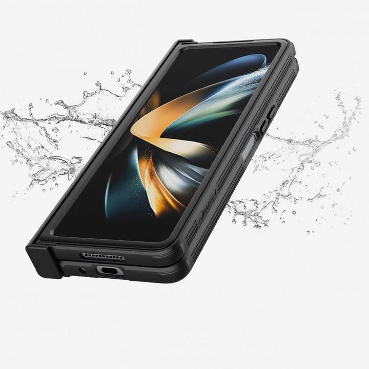 Actual product image Nillkin CamShield Pro Case (Simple) for Samsung Galaxy Z Flat 4 Cover with Dark Green Camera Cover (Samsung Galaxy Z Fold4)