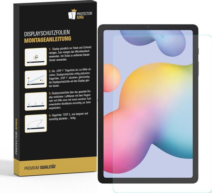 Produktbild Protectorking 3x Panzerfolie Anti-Shock HD Klar (3 Stück, Galaxy Tab S6 Lite)