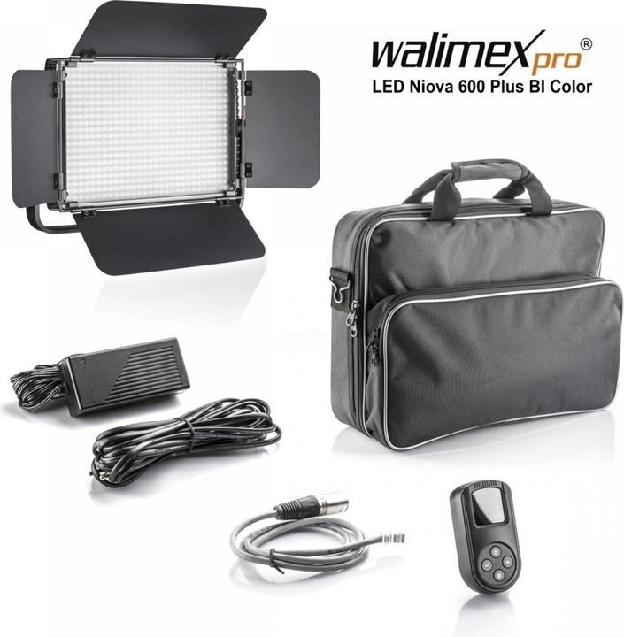 Produktbild Walimex Niova 600 Plus (Flächenleuchte, Videoleuchte, Studioleuchte)