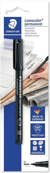 Produktbild Staedtler Lumocolor permanent (Schwarz, 1 mm, 1 x)