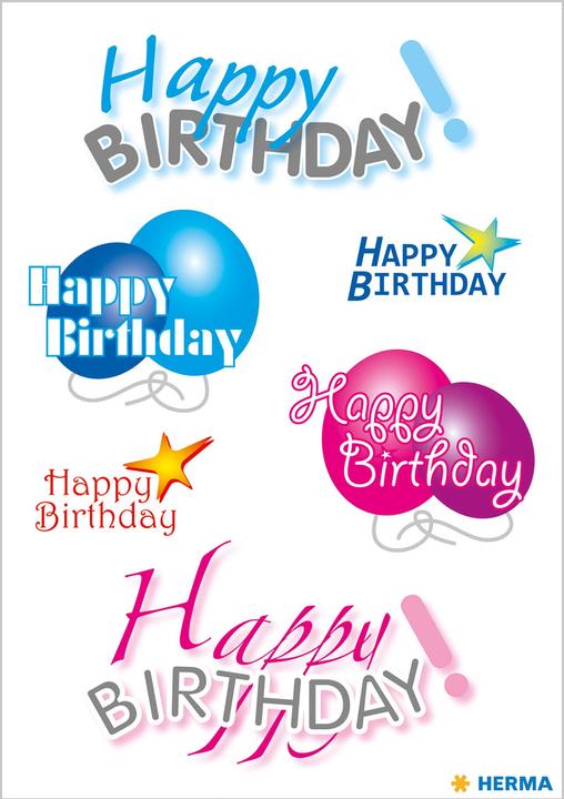 Image du produit HERMA Sticker Anniversaire
