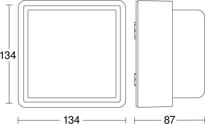 Image du produit Steinel Lampe d'extérieur à LED à capteur (655 lm, IP44)