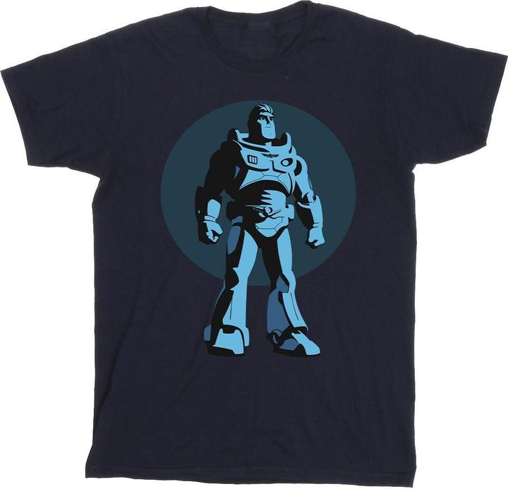 Actual product image Disney Girls Lightyear Buzz Standing Circle Cotton T-Shirt (140, 146)