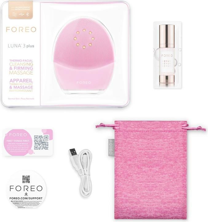 Produktbild Foreo LUNAâ„¢ 3 plus Thermo-Gesichtsreinigungsgerät mit Mikrostrom für normale Haut Luna