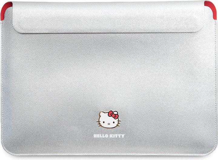 Produktbild Hello Kitty Sleeve HKCS14PGHDLMS 14" srebrny/silver PU Metal Logo (14")