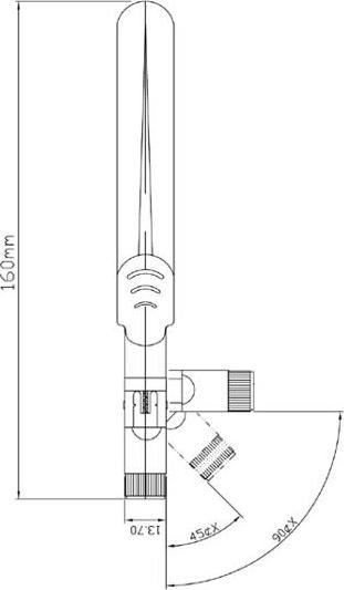 Immagine prodotto Varia Antenna omnidirezionale Progettazione a banda larga per sistemi UMTS/3G - Omnidirezionale (3G)