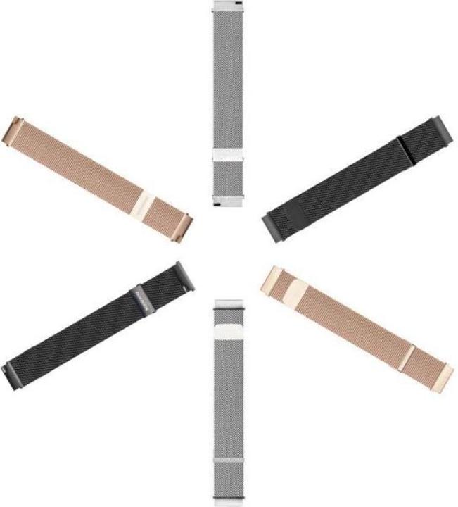 Image du produit Dux Ducis Bracelet de remplacement en acier inoxydable Milanese Series (22 mm, 45 mm, Acier inoxydable)