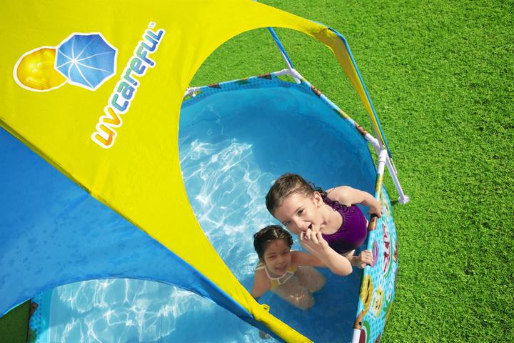 Actual product image Bestway Steel Pro Pool with UV sun protection
