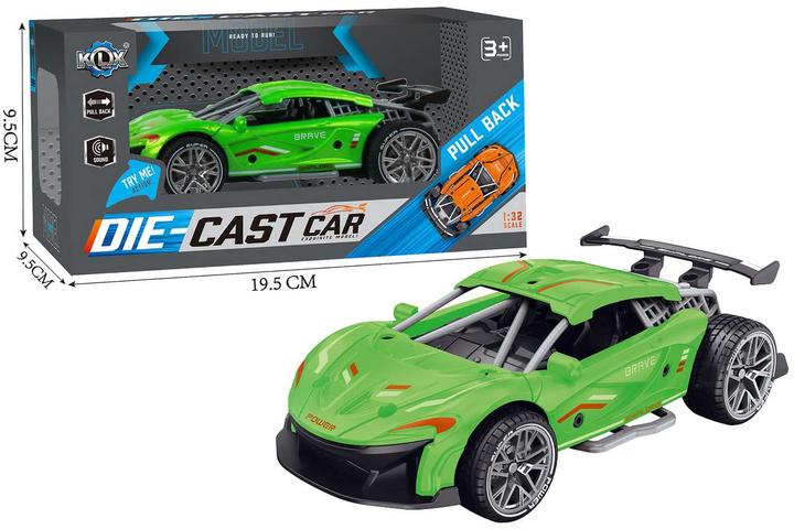 Produktbild KLX Toys Pull Back w. Sound - Green (534672)
