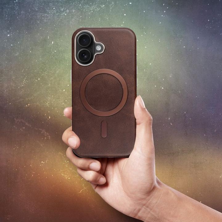 Immagine prodotto OEM Back panel cover GENTLEMAN MAG COVER Case compatible with MagSafe for IPHONE 15 PRO MAX brown (Apple iPhone 15 Pro Max)