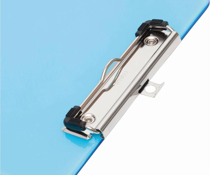 Immagine prodotto Maul Appunti al neon, DIN A4, plastica blu trasparente, piatto, terminale a clip nichelato (22,6 x 31,8 cm)