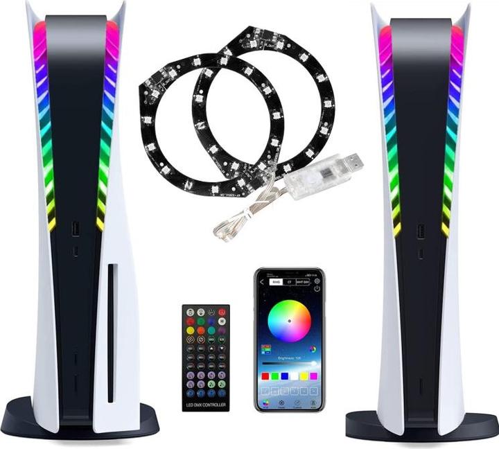 Produktbild Ueli Express App gesteuertes Bluetooth RGB LED Licht für Playstation 5 (PS5)