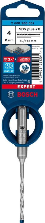 Produktbild Bosch Professional Zubehör EXPERT SDS plus-7X Hammerbohrer, 4 x 50 x 115 mm (4.0 Millimeter)
