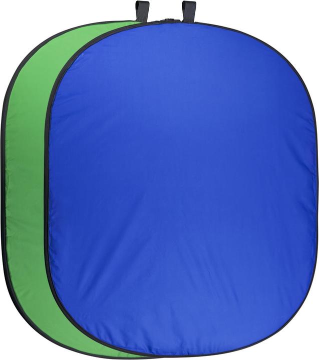 Produktbild Walimex pro pro Falthintergrund grün/blau, 150x210cm (210 cm, 200 cm)