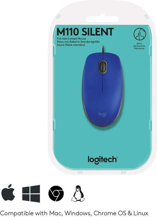 Actual product image Logitech M110 (Cable)
