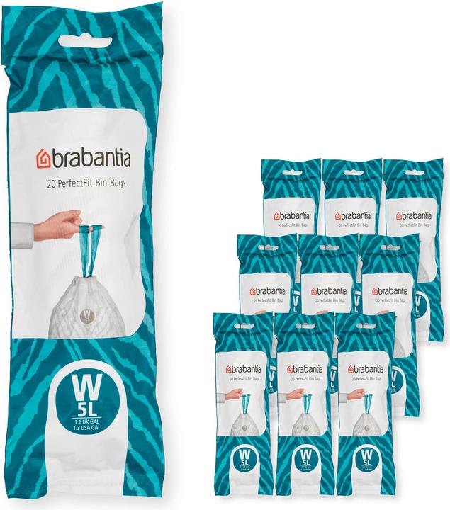 Brabantia PerfectFit Bags (200 x, 5 l)