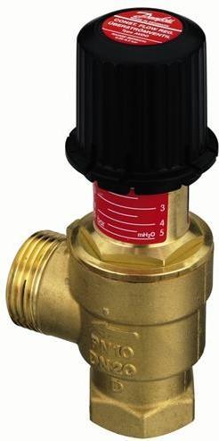 Produktbild Danfoss AVDO 15 overstrømsregulator vinkelløb 1/2 muffe/nippel (1 STK.)