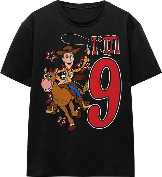 Immagine prodotto Toy Story I'm 9 Maglietta Compleanno Legno Adulto Unisex (XL)