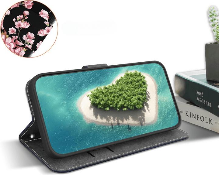 Immagine prodotto Cover-Discount Galaxy S25 - Tasche Hülle mit Blüten Motiv (Samsung Galaxy S25)