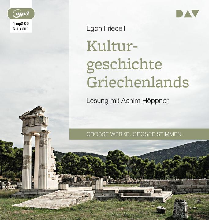 Produktbild Kulturgeschichte Griechenlands (Egon Friedell, Achim Höppner, Deutsch)