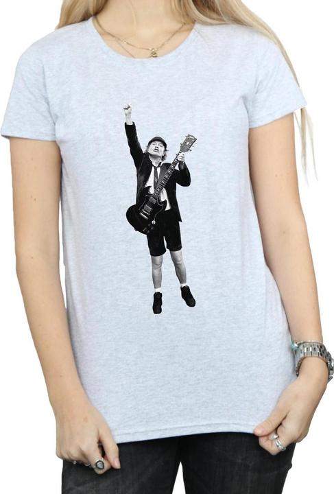Produktbild AC/DC Angus Young TShirt aus Baumwolle mit Ausschnitt (XL)
