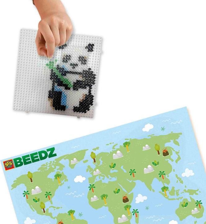 Actual product image Ses Iron on beads - World animals