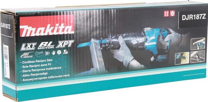 Produktbild Makita DJR187Z Akku-Säbelsäge 18 V, ohne Akkus und Ladegerät.