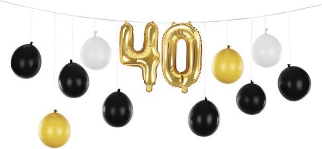 Image du produit Partydeco Guirlande de ballons 40e anniversaire - DIY