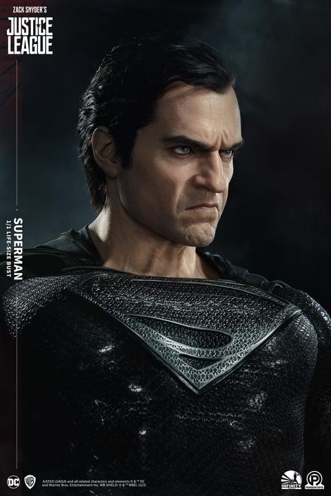 Immagine prodotto Infinity Studios Snyder's Justice League "Superman - Versione Nera" 1/1 Busto a grandezza naturale