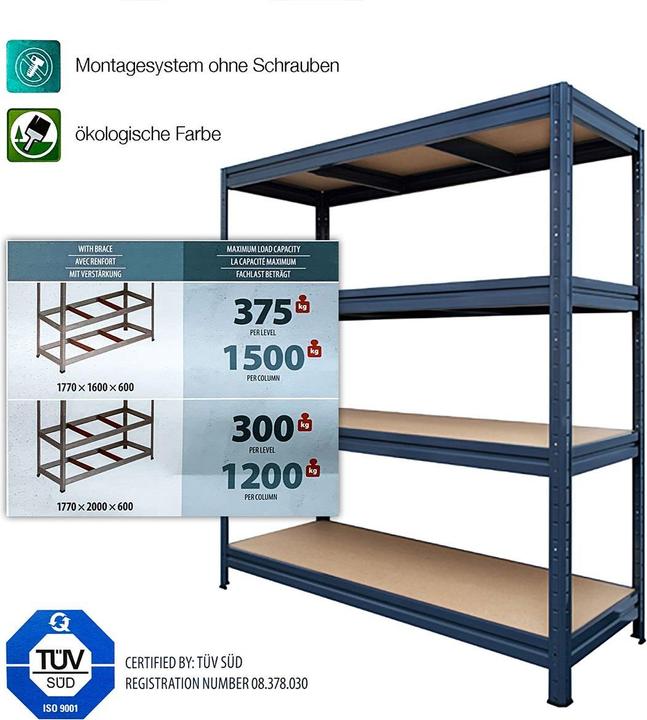 Actual product image Mammut Weitspannregal