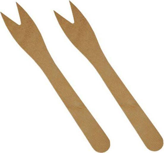 Productafbeelding Papstar Frietjes vorken hout puur (1000 x)