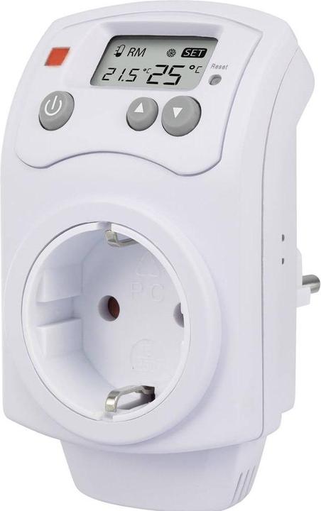 Actual product image Renkforce MH-850T Room thermostat intermediate plug 5 to 30 °C