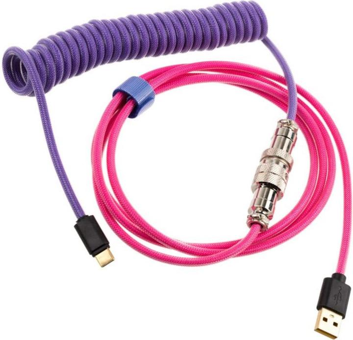 Ducky Premicord Joker Spiralkabel, USB Typ C auf Typ A (1.80 m, USB 2.0)
