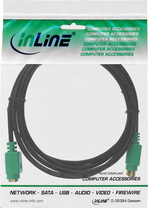 Actual product image InLine PS/2 extension (2 m, PS/2)