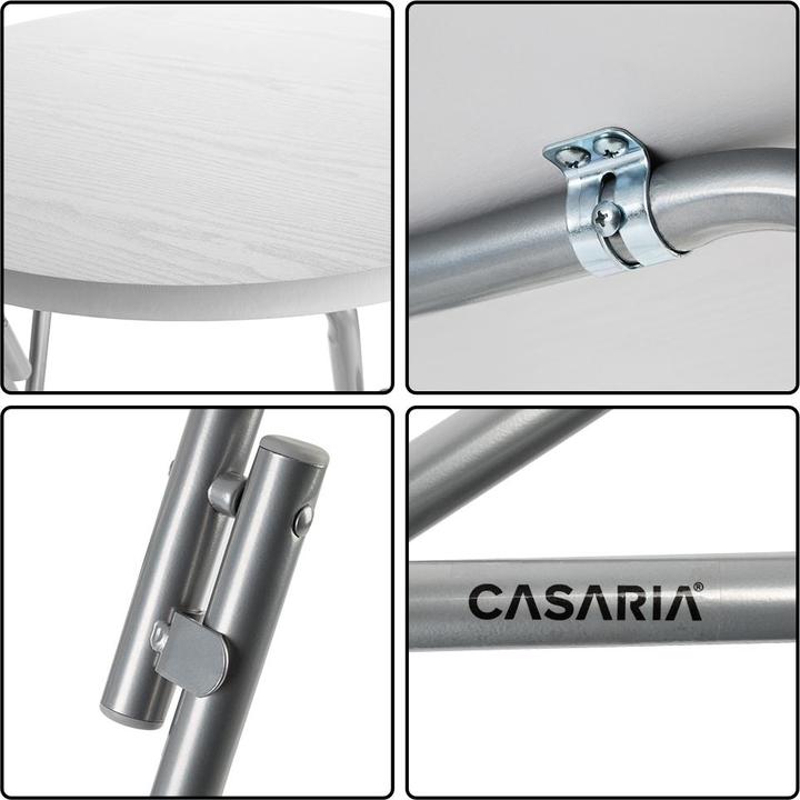 Immagine prodotto Casaria Set di 2 tavoli alti (60 x 60 x 110,5 cm)