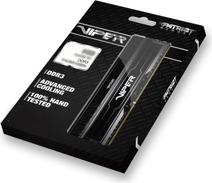 Image du produit Patriot Viper 3 Series Black Mamba Edition (2 x 4GB, 1600 MHz, RAM DDR3, DIMM)