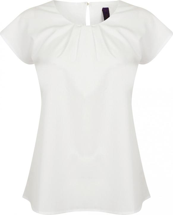 Produktbild Henbury Bluse mit Plissee-Kragen, Damen (XS)