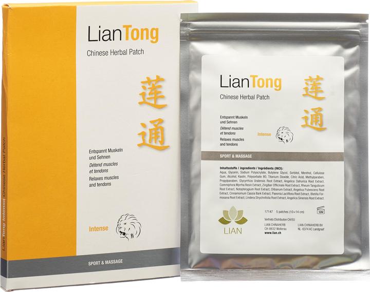 Actual product image Lian Chinese Herbal Intense Patch (5 x)