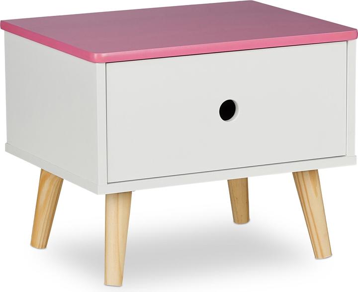 Produktbild Relaxdays Kinder-Nachttisch (38 x 30 x 31 cm)