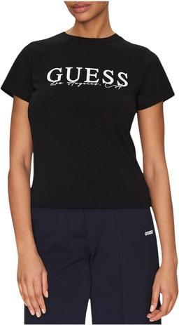 Guess Damen T-Shirt Kamelia T-Shirt Schwarz