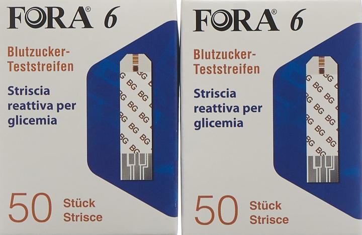 Immagine prodotto Fora 6 strisce per il test della glicemia (Strisce reattive)