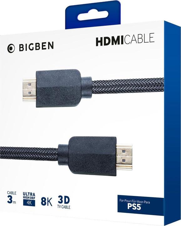 Produktbild Bigben HDMI-Kabel 2.1 (3 m, HDMI)
