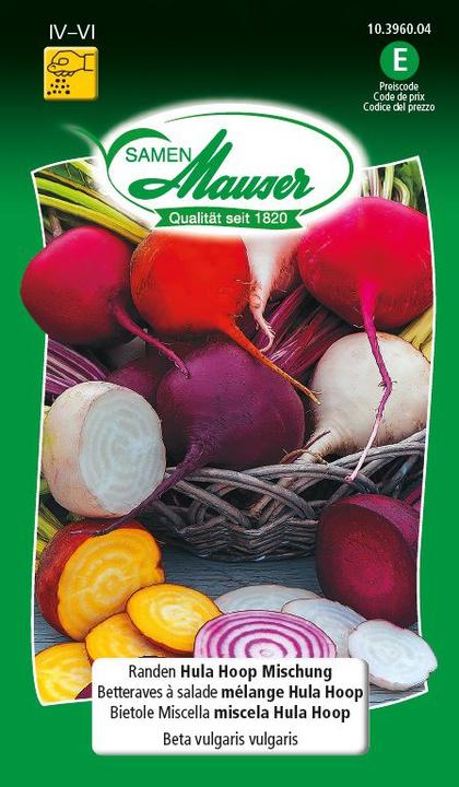 Actual product image Samen Mauser Beetroot Hula Hoop Mixture (Vegetable seeds)