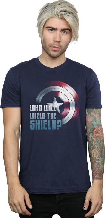 Produktbild The Falcon And The Winter Soldier Wield The Shield TShirt (5XL)