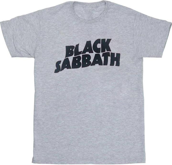 Music Brand Unisex Adult Wavy Cotton Logo T-Shirt