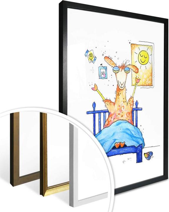 Immagine prodotto Trenddeko Buongiorno Lama (30 x 40 cm)